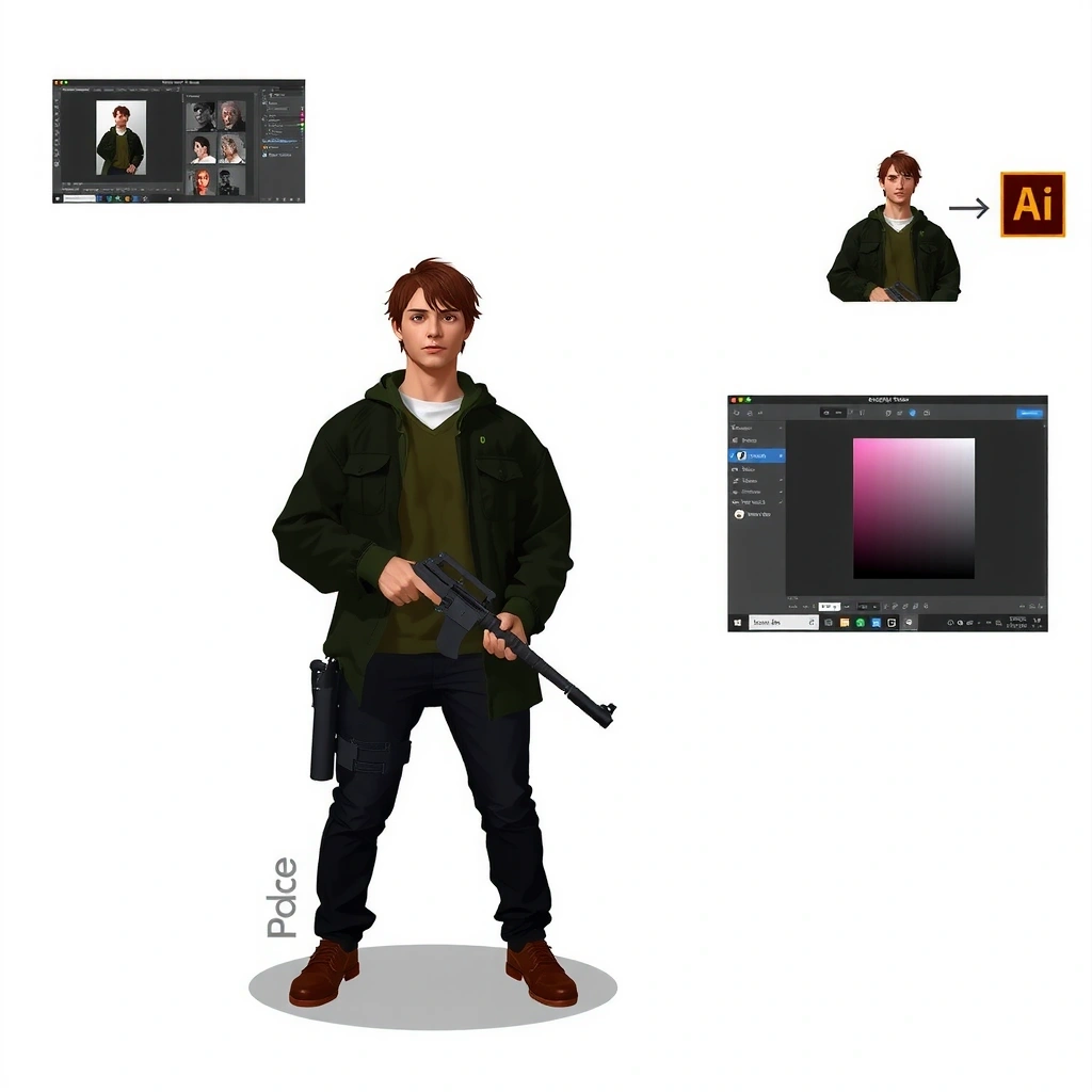 Creación de arte y assets para juegos