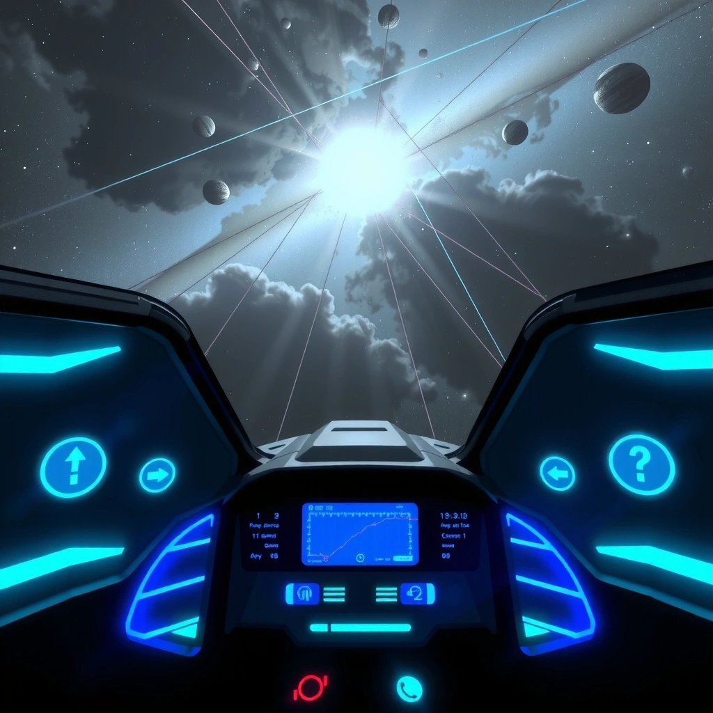 Nebula Quest - Juego espacial con gráficos futuristas