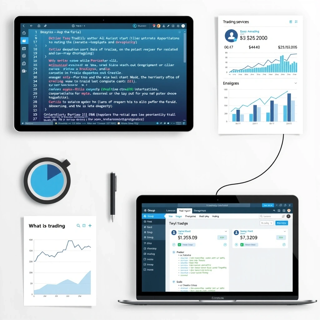 Servicios de desarrollo de software y trading